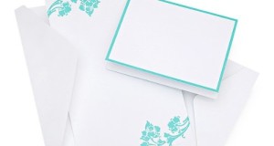 Aqua Flourish Wedding Invitation Kit