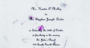 Gartner Studios Petals Hand-Made Paper Wedding Invitation Kit, Pink, 10-Count (61034)