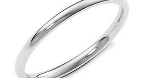 Sterling Silver 2MM High Polish Plain Dome Tarnish Resistant Comfort Fit Wedding Band Ring w/ FREE Gift Box