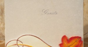 Fall / Autumn Themed Wedding Guest Book from FavorOnline