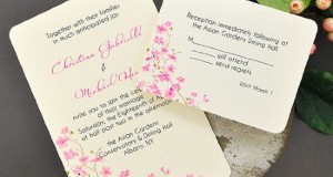 DIY Cherry Blossom Printable Invitation Kit