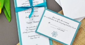 Teal Hibiscus Printable Invitation Kit