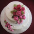 Beautifully Detailed Wedding Cake With Roses